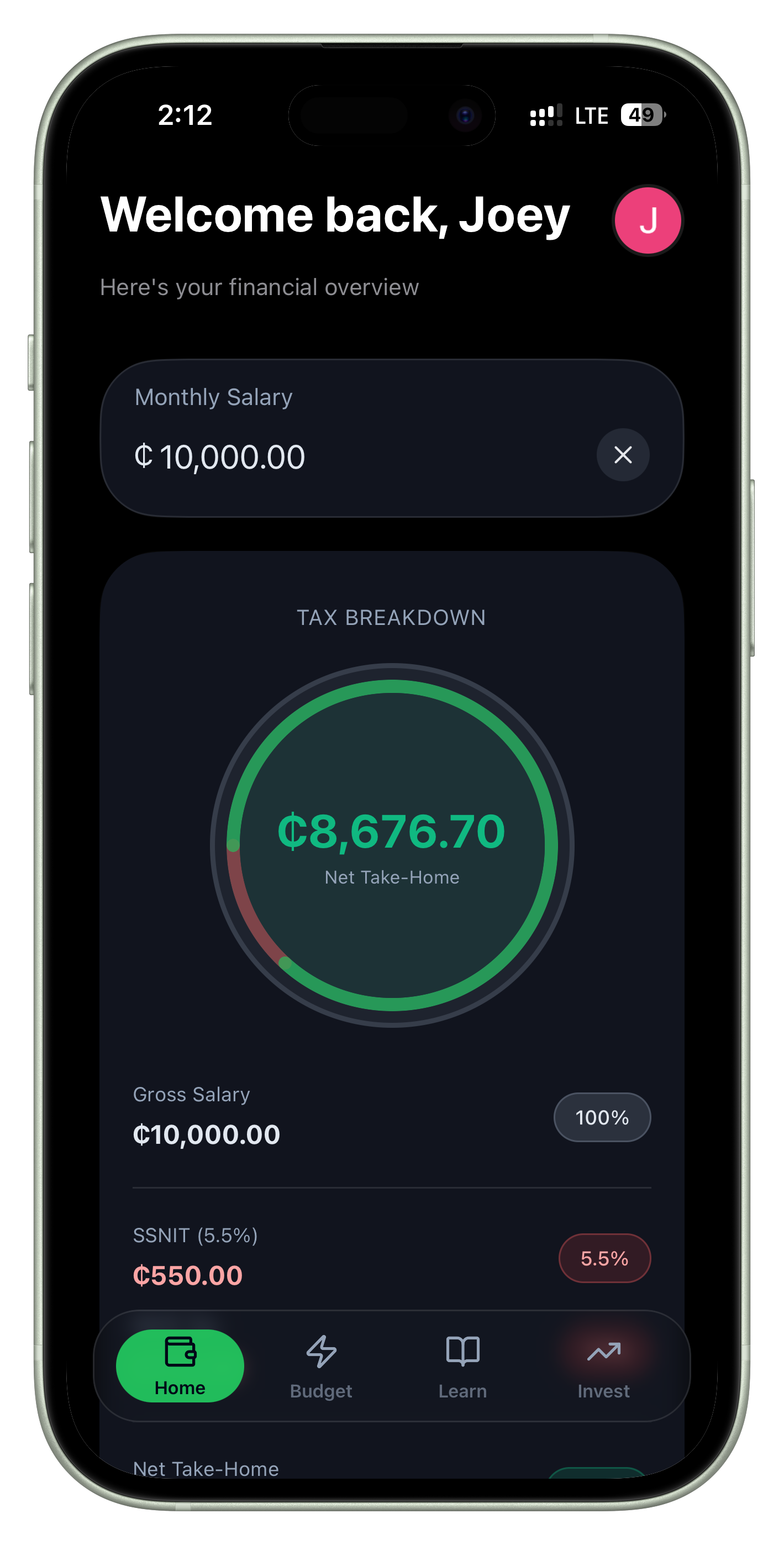 CediWise SME Ledger and expense tracking screenshot